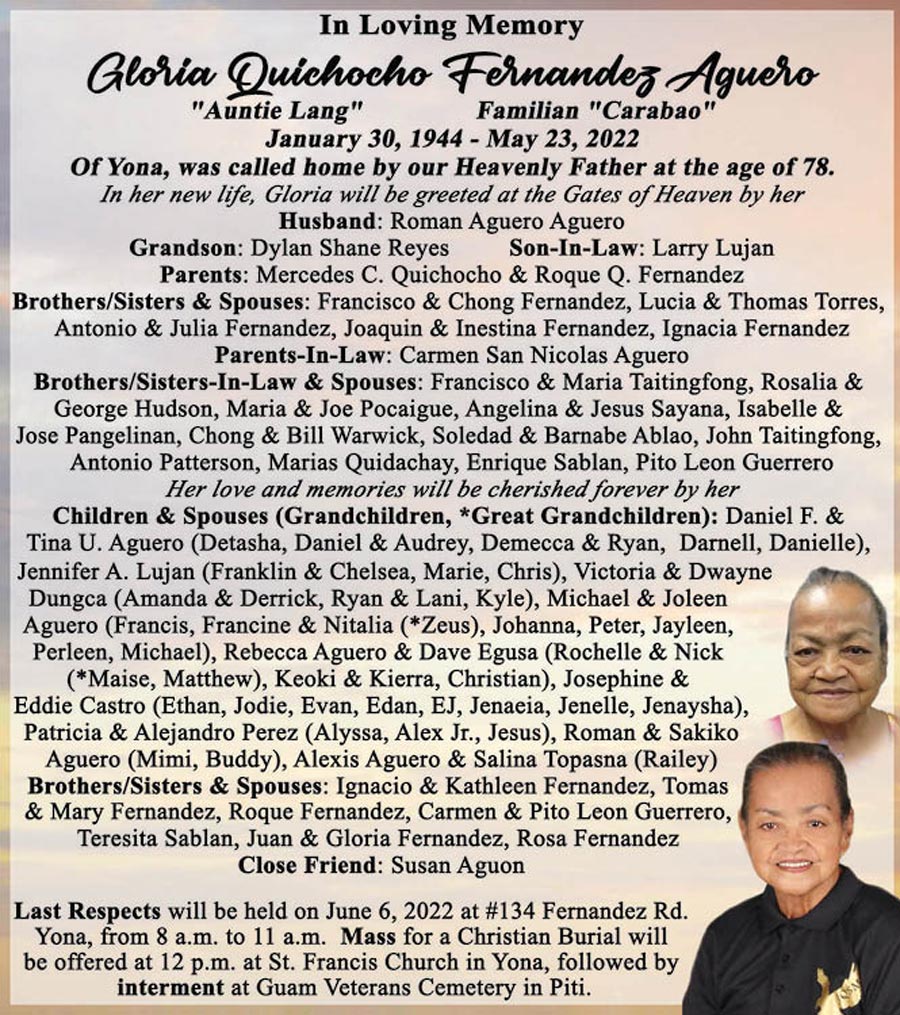 Obituary information for Asuncion Nuñez
