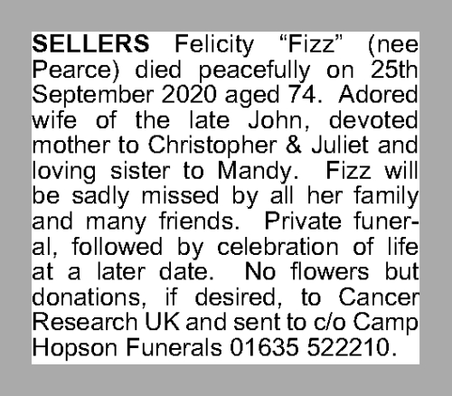 Felicity-SELLERS-Obituary