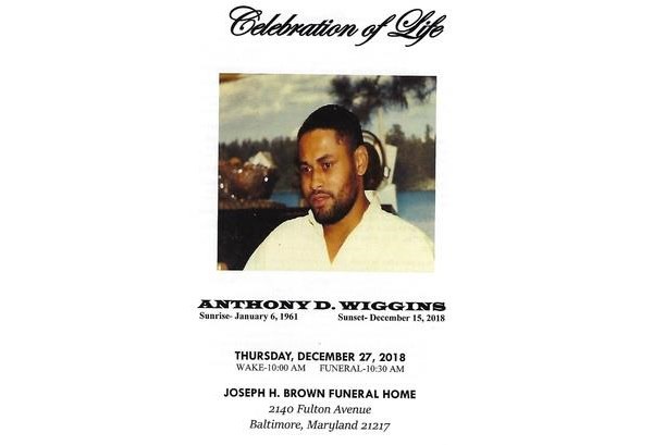 Anthony Wiggins Obituary - Joseph H. Brown Jr. Funeral Home P.A. - 2018