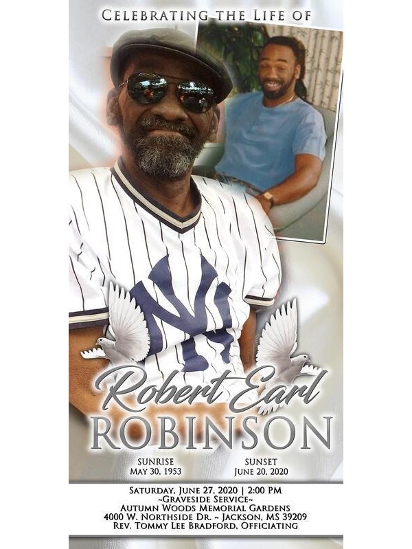 Robert Robinson Obituary (1953 2020) JACKSON, MS Legacy Remembers