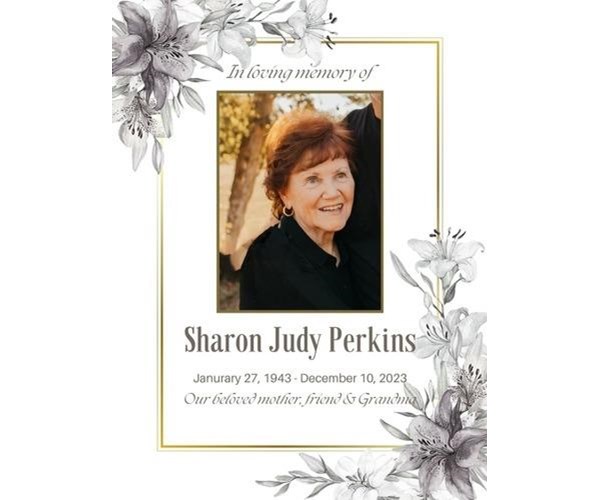 Sharon Perkins Obituary (1943 - 2023) - Fort Worth, TX - Star-Telegram