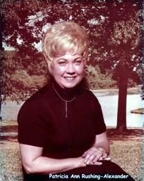 Patricia Alexander obituary, 1940-2016, Cleburne, TX