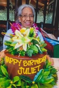 Juliet Mililani Pila obituary, 1931-2017, HONOLULU, HI