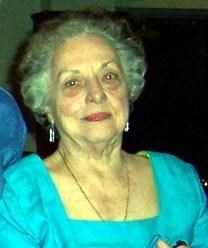 Barbara Elise Cerniglia obituary, 1922-2012, Kenner, LA