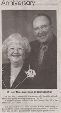 Alice Blankenship obituary, 1940-2015, Odenville , AL