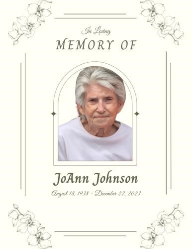 JoAnn Johnson Obituary (2023) - Oak Grove, MO - Royer's New Salem ...