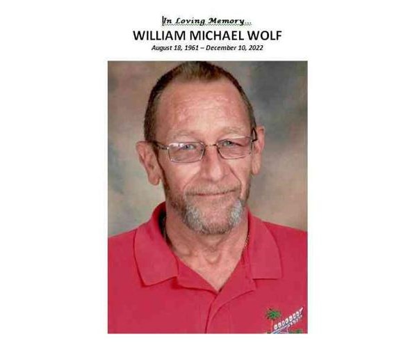 William Wolf Obituary (1961 2022) Legacy Remembers