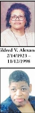 Mildred V. and Diane L. Alexander obituary