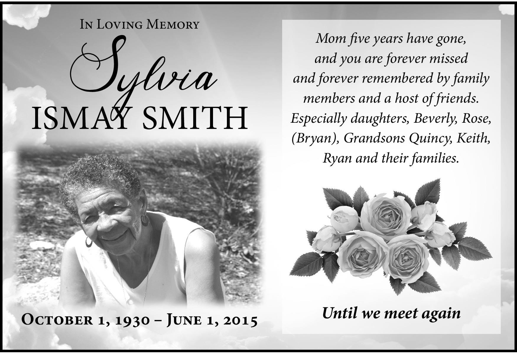 Sylvia Smith Obituary (2020) Hamilton, Bermuda The Royal Gazette