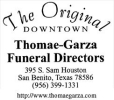 Obituary of Jose Trevino  Thomae Garza Funeral Home San Benito, Texas