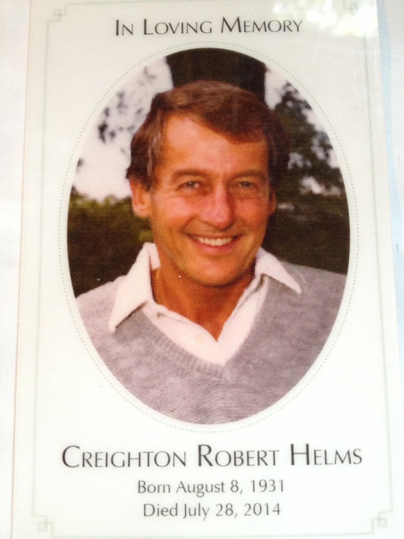 Creighton Helms Obituary (1931