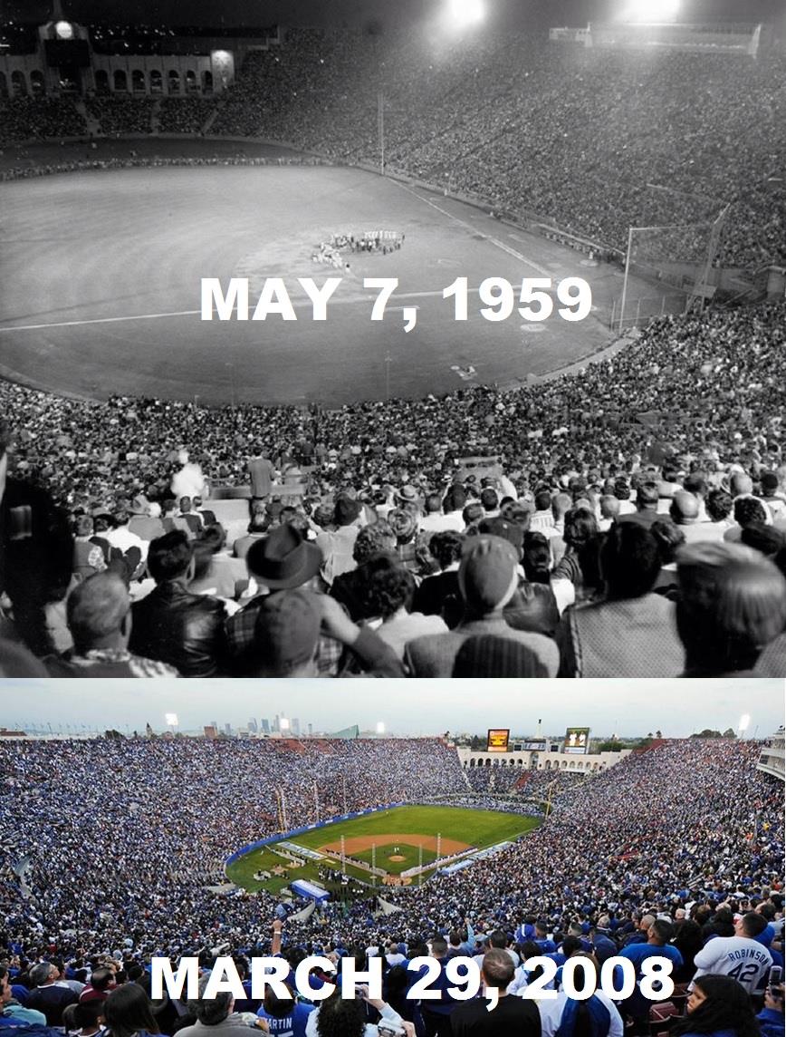 May 7, 1959: Dodgers Honor Roy Campanella as Coliseum Crowd Sets Record