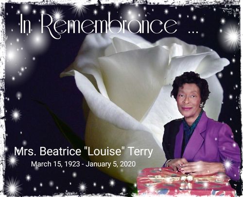 Louise Terry Obituary 1923 2020 Memphis TN The Commercial