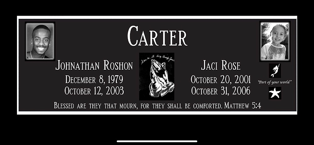 Johnathan Carter Obituary (2003)