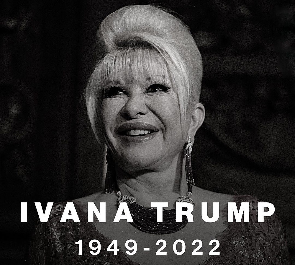 Donald Trump remembers ex-wife Ivana Trump's 'beautiful life' : NPR